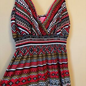 She’s Cool Tribal maxi Dress Size Large